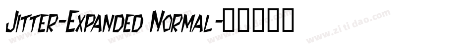 Jitter-Expanded Normal字体转换